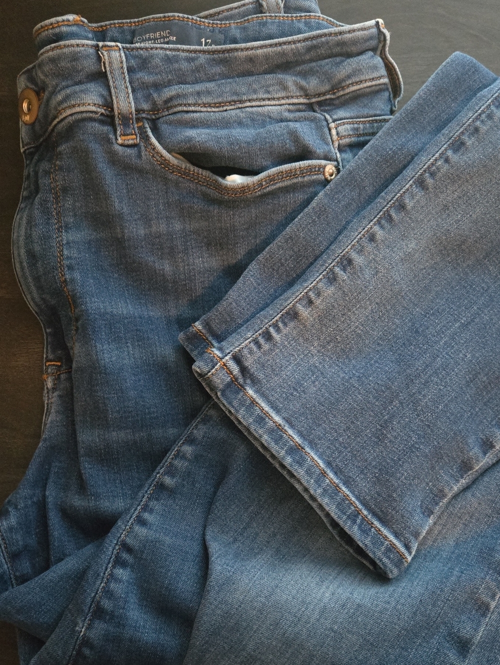 J. Jill Boyfriend Straight Leg Ankle Jeans Sz 12r